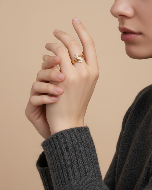 Trinity Twist Ring