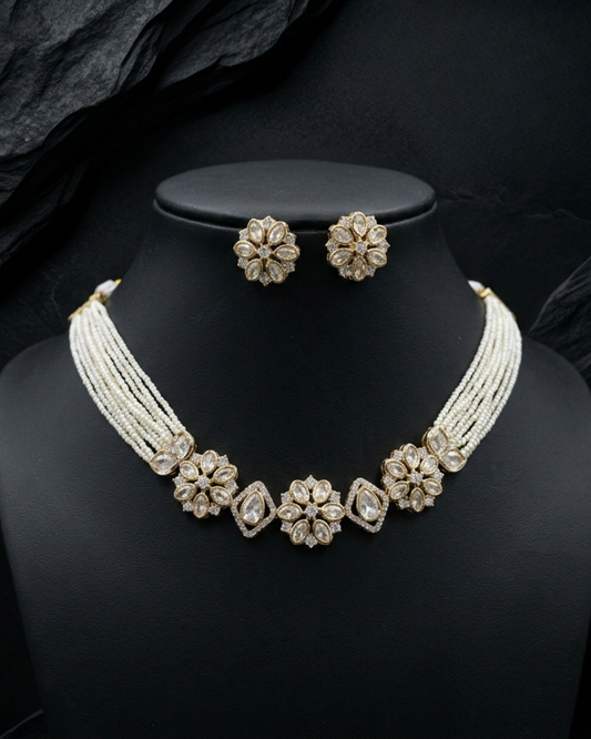 Zivika Pearl Choker Set