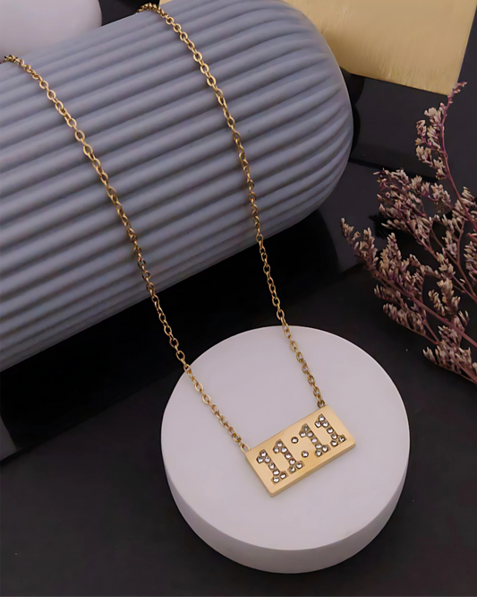 Angel Number 11:11 Rectangular Neck Piece