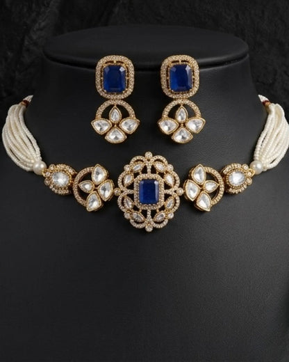 Poorva Heirloom Choker Set Zestro