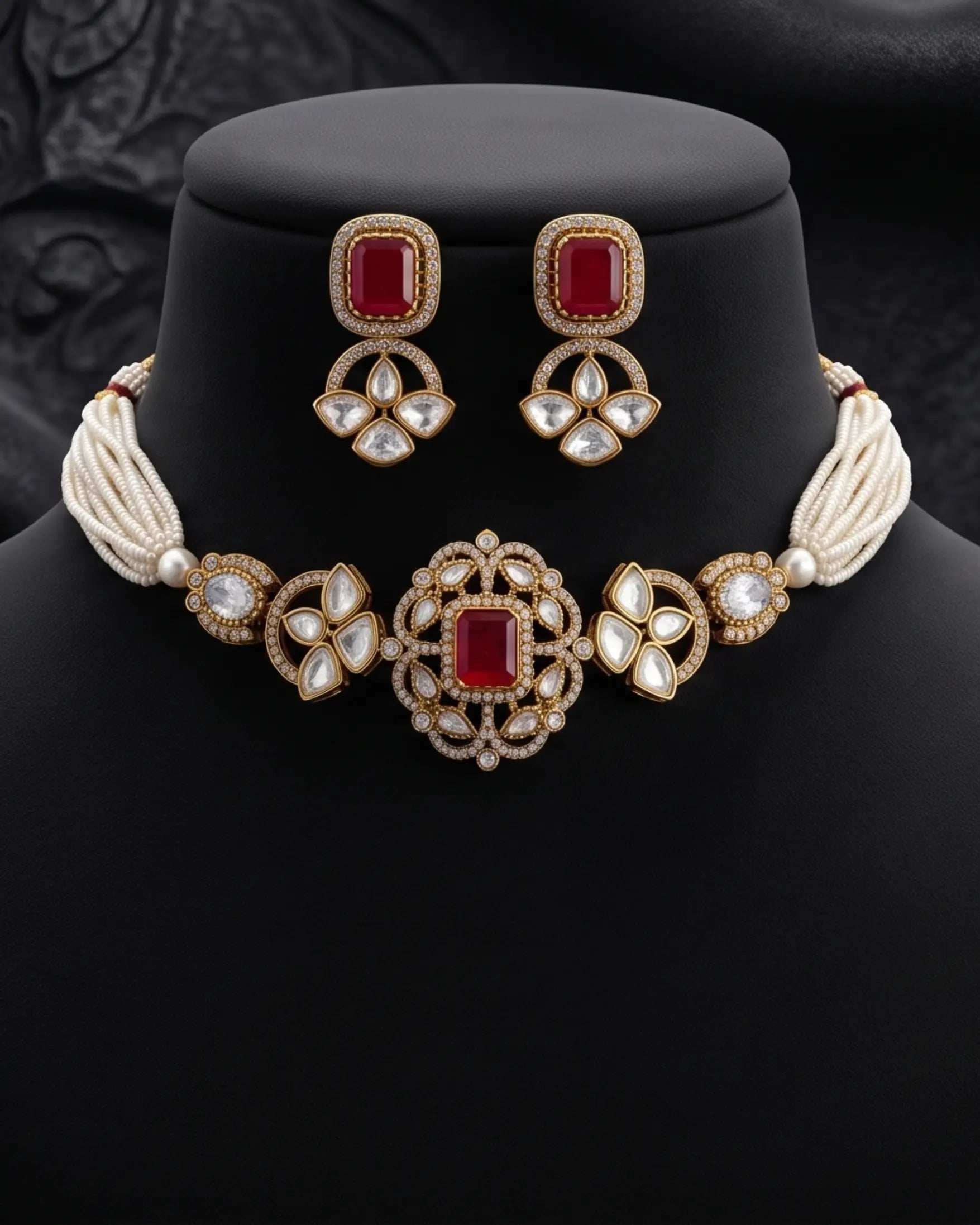Poorva Heirloom Choker Set Zestro