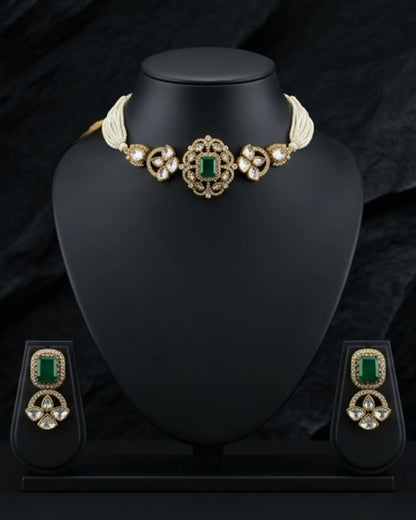 Poorva Heirloom Choker Set Zestro