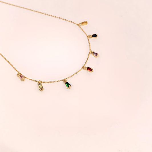 Gem Drop Necklace