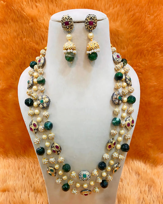 Multi-Colored Layered Mala Zestro