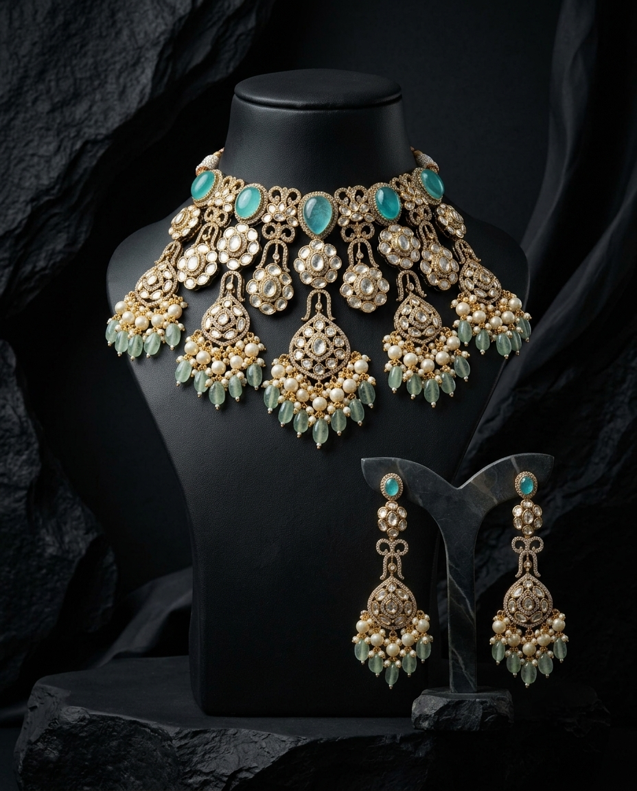 Noorvas Kundan Set