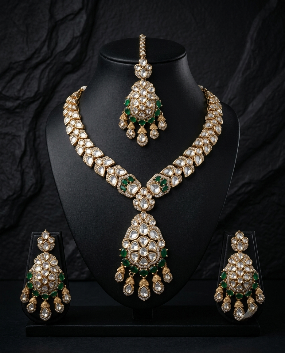 Aadhira Kundan Necklace Set