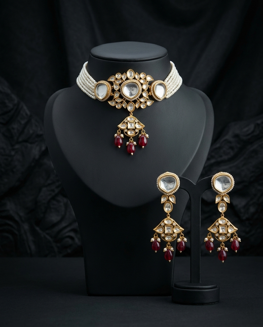 Zarish Kundan Choker Set