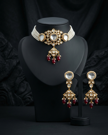 Zarish Kundan Choker Set