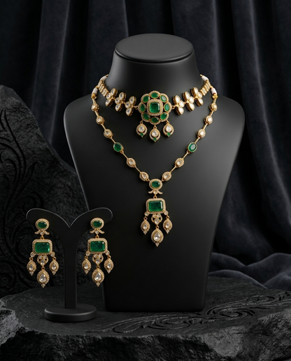 Veyara Kundan Necklace Set