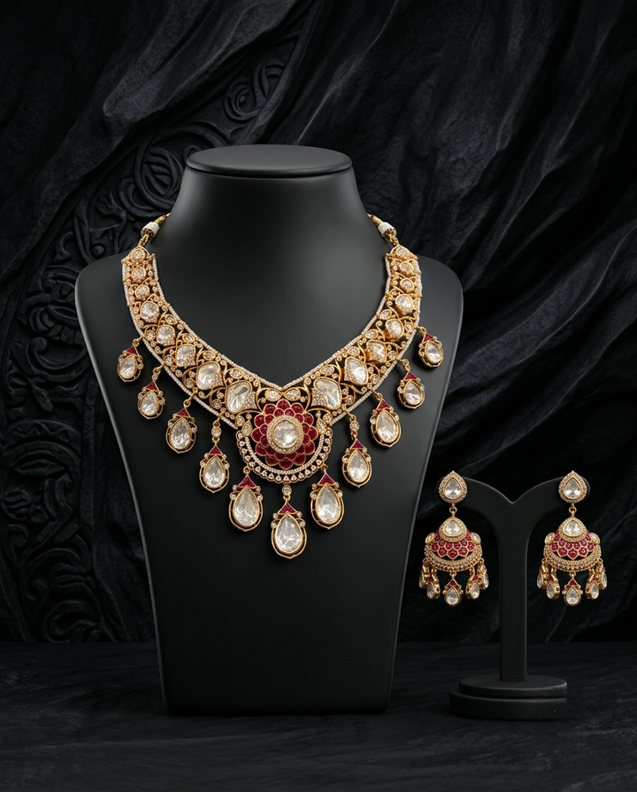 Vihana Kundan Bridal Set
