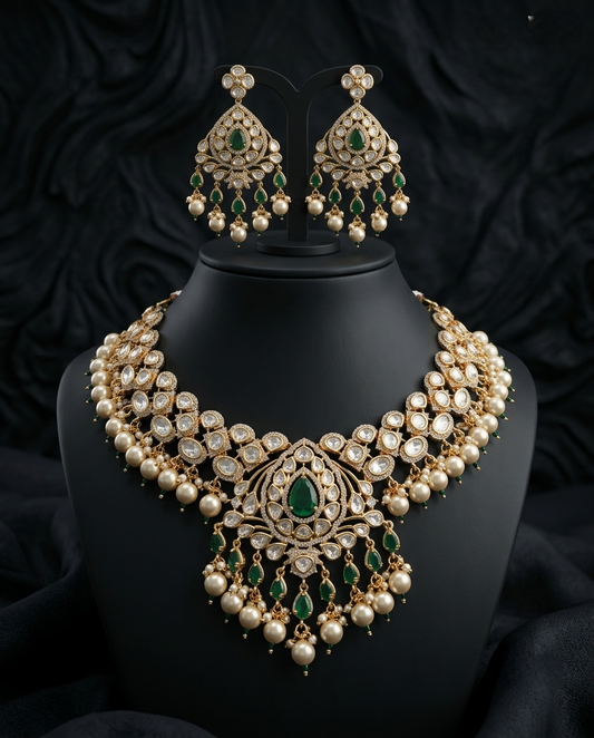 Alesha Kundan Bridal Set