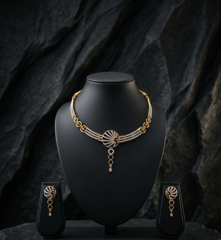 Orlina AD Necklace Set