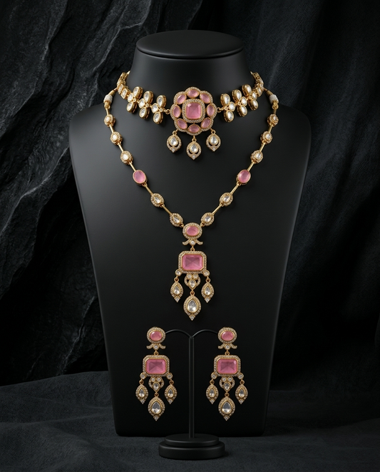 Veyara Kundan Necklace Set