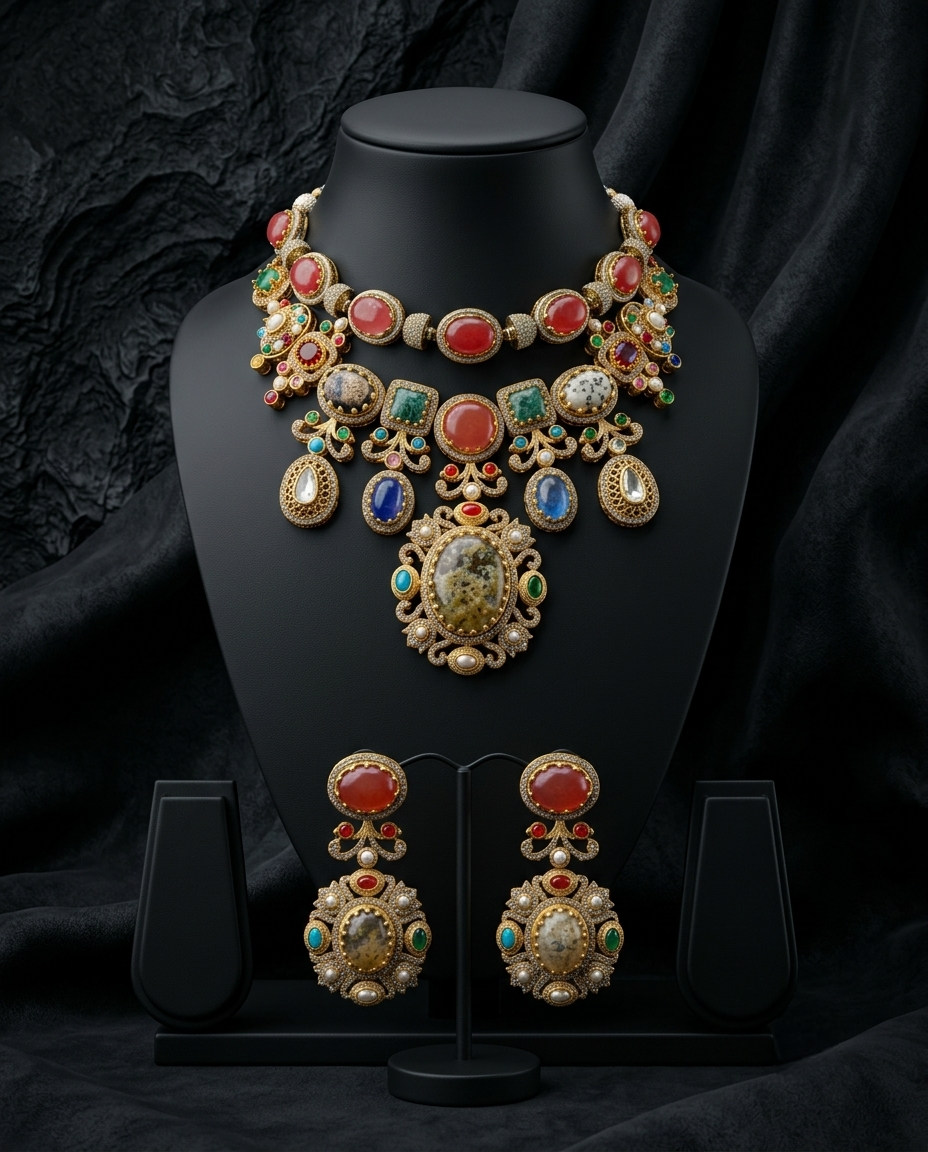 Saanvi Heritage Necklace Set