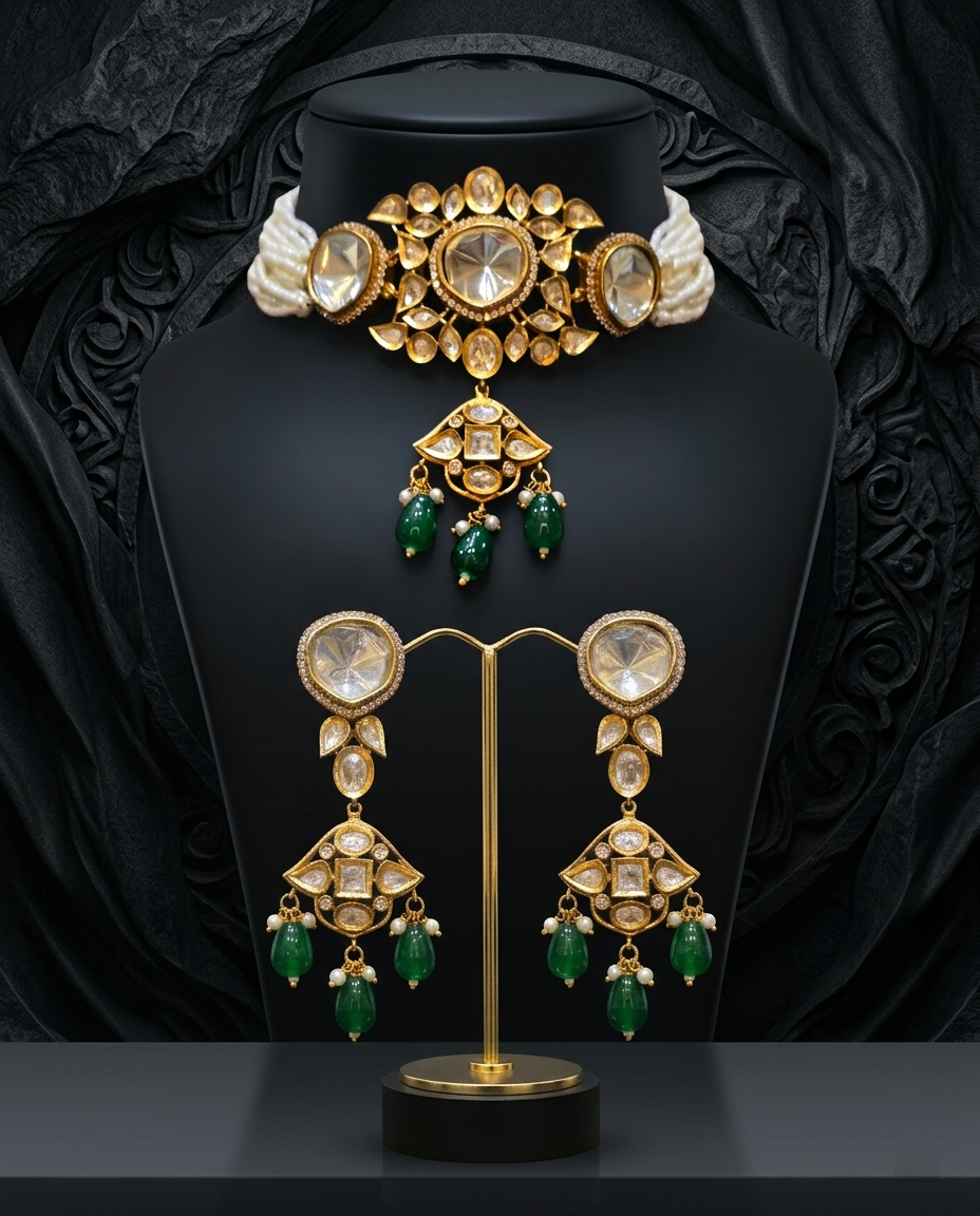 Zarish Kundan Choker Set