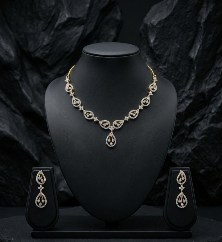 Riyana AD Necklace Set