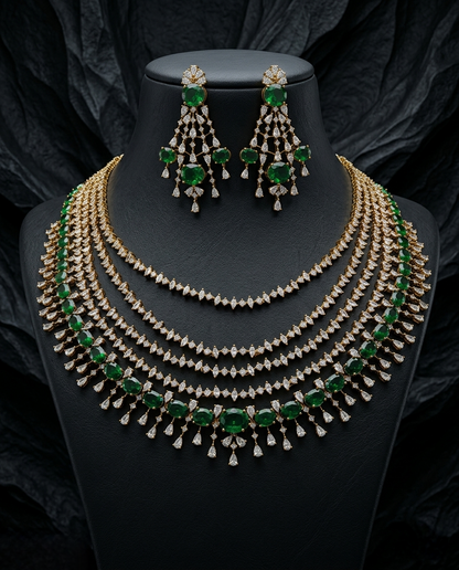 Grand Cascade Necklace Set