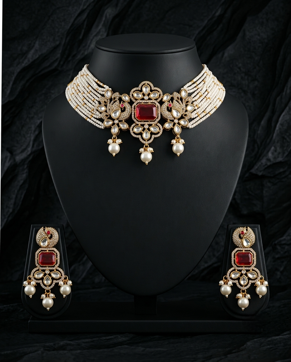 Anvisha Pearl Choker Set