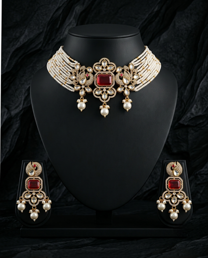 Anvisha Pearl Choker Set