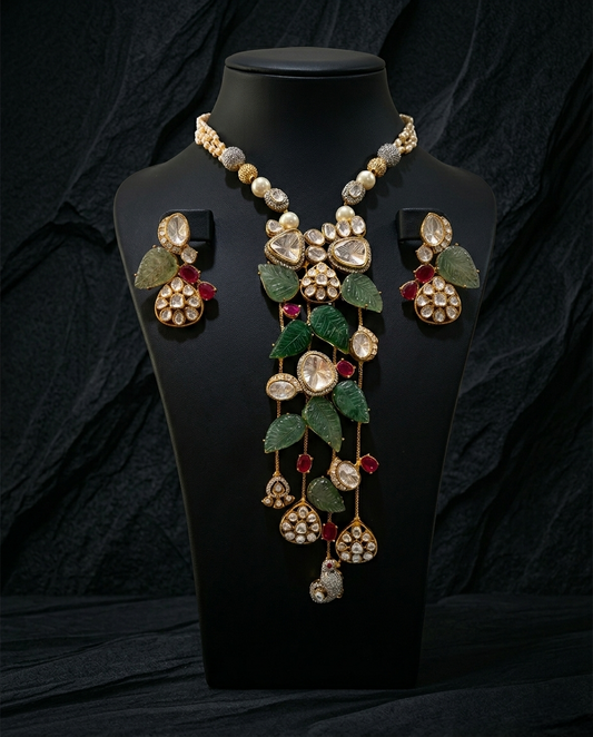 Shahi Gul Kundan Necklace Set