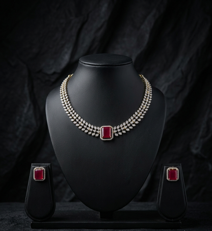 Naavi AD Necklace Set