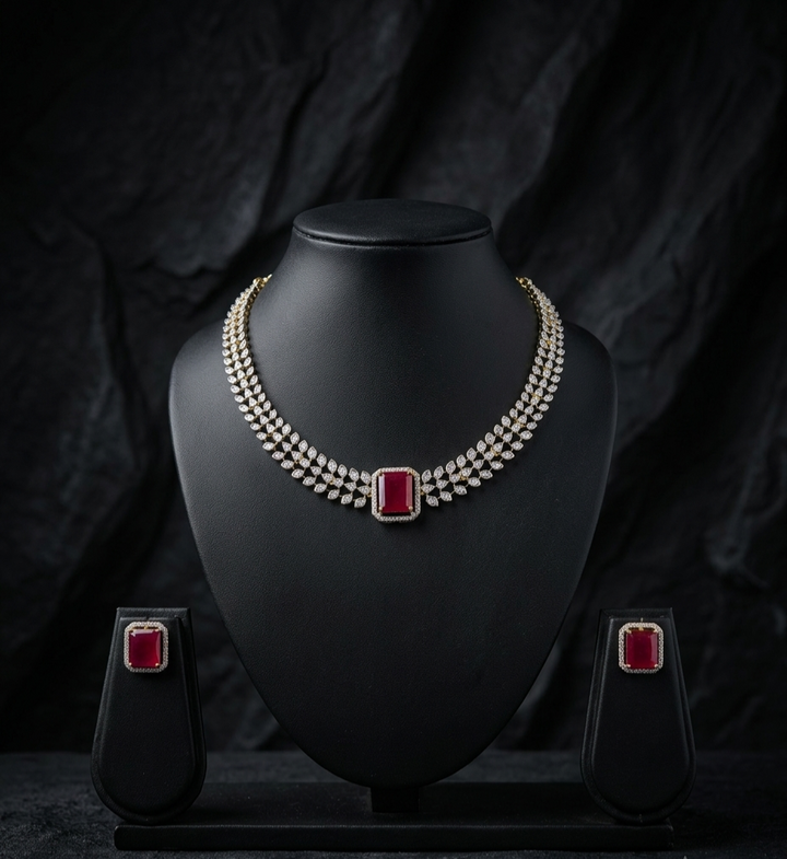 Naavi AD Necklace Set
