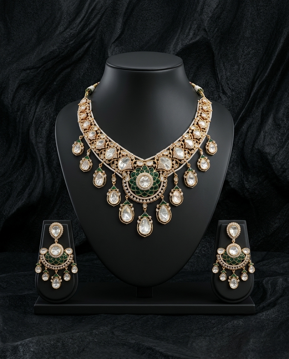 Vihana Kundan Bridal Set