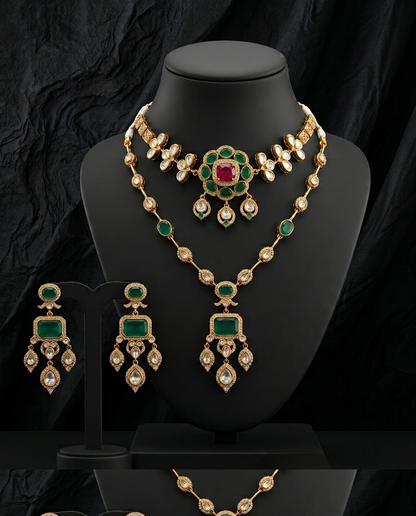 Veyara Kundan Necklace Set