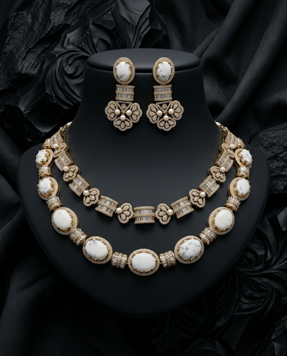 Vaasu Two Layered Necklace Set