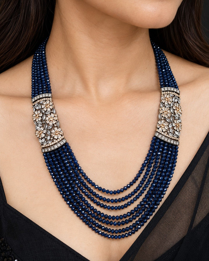 Ruhi Onyx Mala Set Zestro