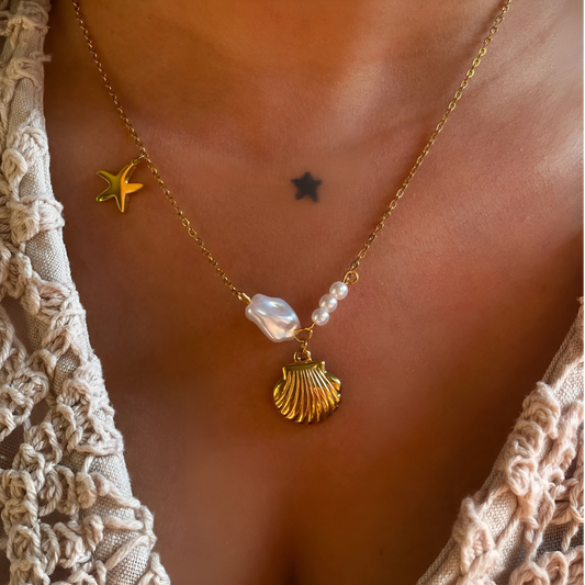 Sea Breeze Charm Necklace