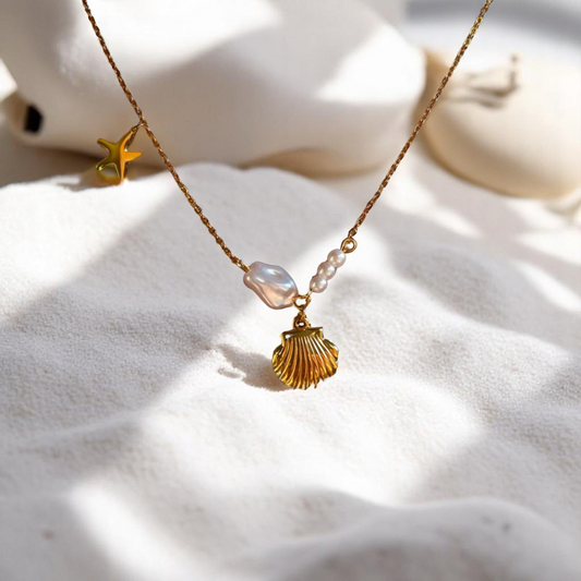 Sea Breeze Charm Necklace