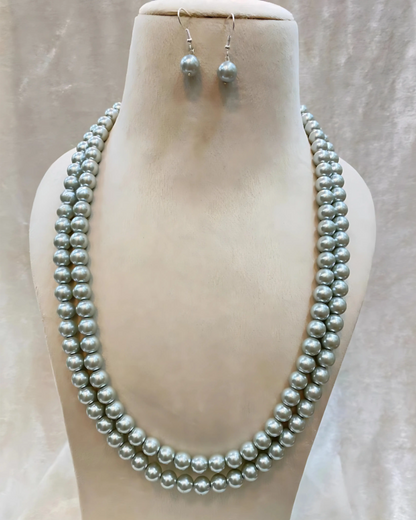 Single Color Two Layered Mala Zestro