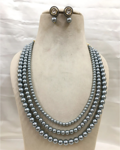 Three Layered Pearl Mala