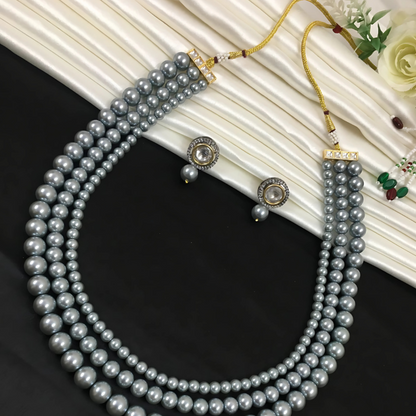 Three Layered Pearl Mala