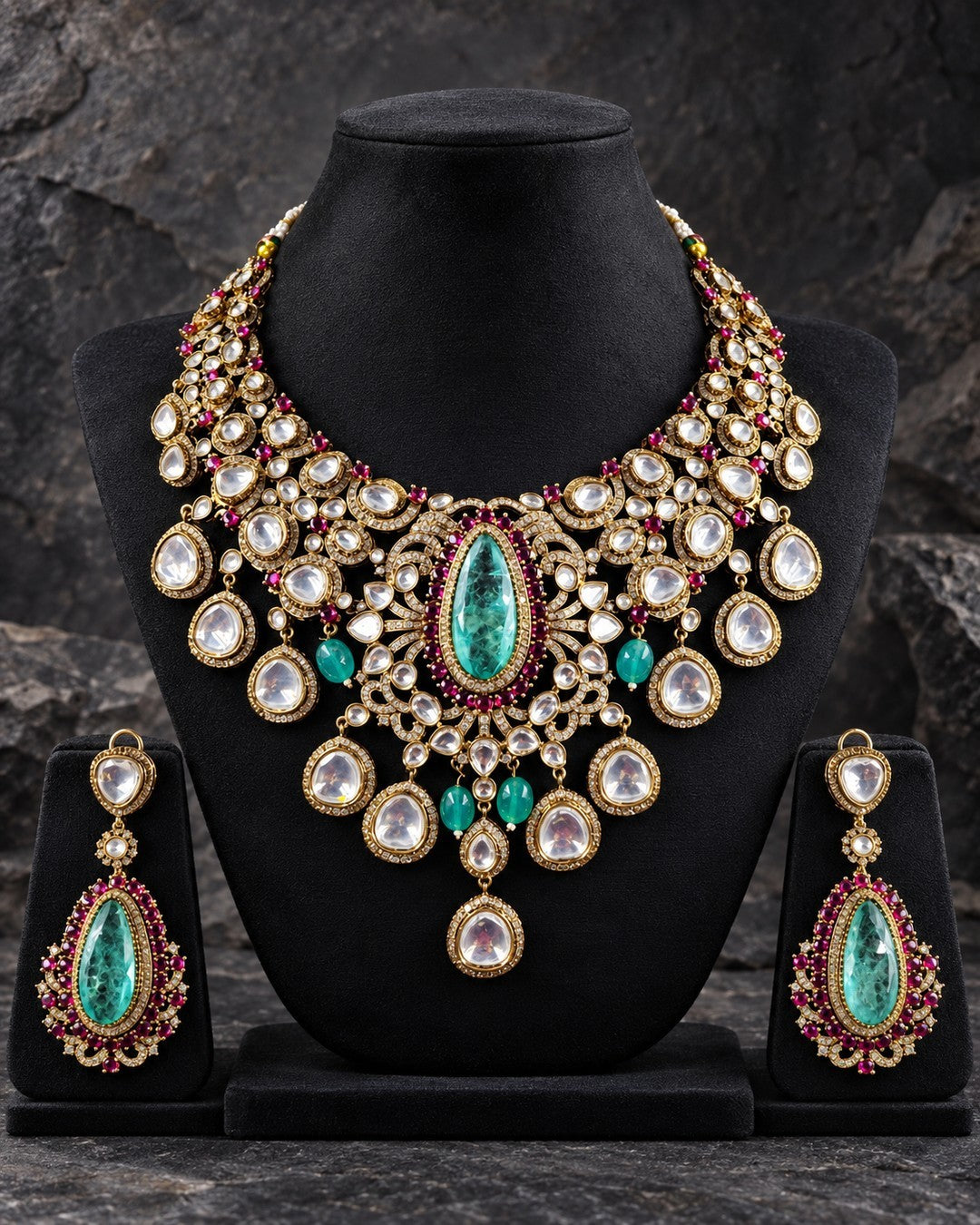 Vadhai Grand Kundan Choker Set