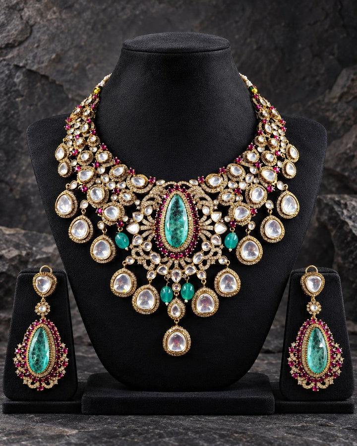 Vadhai Grand Kundan Choker Set